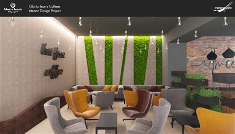 Perete de licheni stabilizați – GJC Sun Plaza, foto 2 din 19